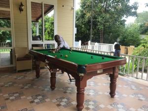 Τραπέζι μπιλιάρδου στο Suki Farm