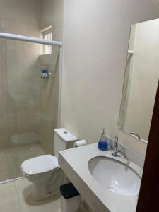 Koupelna v ubytování Apartamento em Sinop 8M