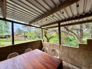 Κήπος έξω από το Farm stay at Bluegums on Haldon Estate