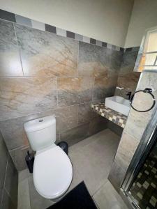 Ένα μπάνιο στο Farm stay at Bluegums on Haldon Estate