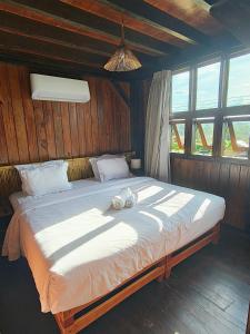 Postel nebo postele na pokoji v ubytování Pousada do Parque