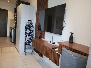 TV a/nebo společenská místnost v ubytování Luxe Corner Apartments