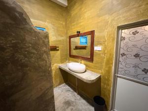 Koupelna v ubytování Ceylondra