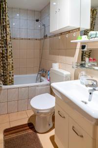 Ένα μπάνιο στο Apartament LUX Franciszkańska, Przemyśl