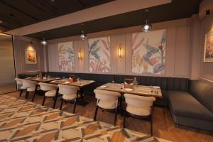 Χώρος καθιστικού στο Hotel Ganga Sutra