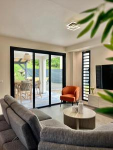 Χώρος καθιστικού στο Villa Aloha Martinique +22 φωτογραφίες