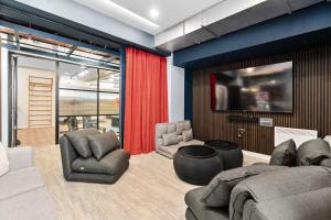 Χώρος καθιστικού στο For Students Only - Pennine House in Leeds