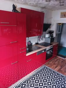 Η κουζίνα ή μικρή κουζίνα στο Ferienhaus Olsberg