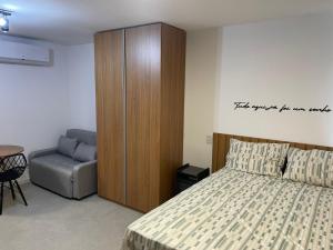 Postel nebo postele na pokoji v ubytování Luxuoso Flat - Salvador Corredor da Vitoria + 1 fotografie