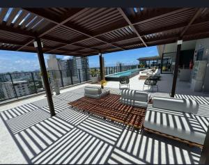 Balkón nebo terasa v ubytování Luxuoso Flat - Salvador Corredor da Vitoria