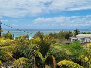 a view of the ocean from a house at Kazalea in Mt Bois Noir
