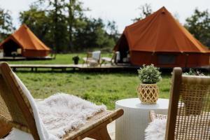 Κήπος έξω από το Glamping Chateau d'Hamont +2 φωτογραφίες