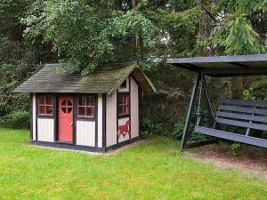 Zahrada ubytování 6 person holiday home in Fårvang-By Traum + 29 fotografií