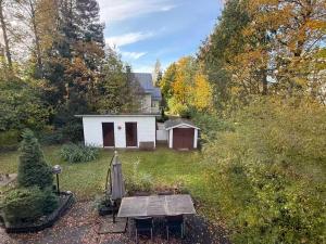 ヴァンターにあるNordic Nest Bの小さな白い家