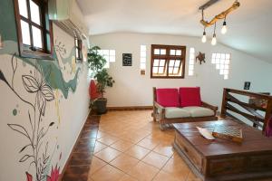 Χώρος καθιστικού στο Pousada In Bali - Maresias