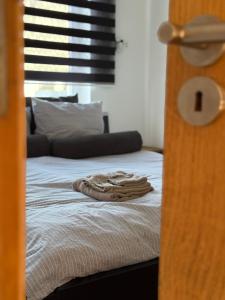 Ένα ή περισσότερα κρεβάτια σε δωμάτιο στο Taboe's Hideout