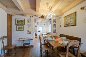 Χώρος καθιστικού στο Antico Chalet Livigno