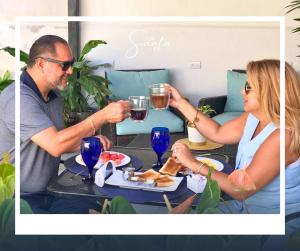 Nápoje v ubytování Casa Santa Fe