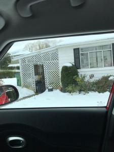 a house with snow on the window of a car at Quiet Harrisburg home in Harrisburg +5 photos