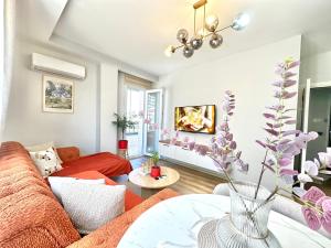 Posezení v ubytování merkezde 2 odalı minimalist ev