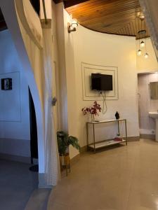 TV a/nebo společenská místnost v ubytování Yokosso Inn