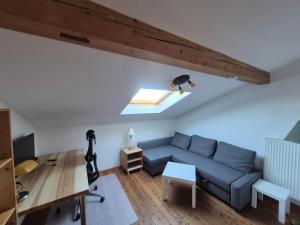 Χώρος καθιστικού στο Chiemsee-Fewo Prien