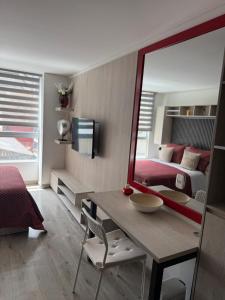 Voodi või voodid majutusasutuse Luxury Apartment R - Museo del Oro - Centro Bogotá toas