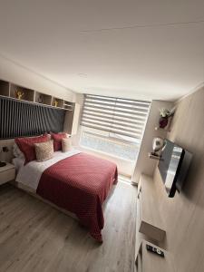 Voodi või voodid majutusasutuse Luxury Apartment R - Museo del Oro - Centro Bogotá toas +14 fotot