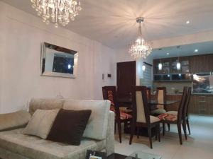 Χώρος καθιστικού στο Departamento Calido