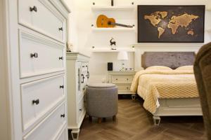 Postel nebo postele na pokoji v ubytování Zeo home suite