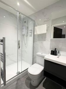 Koupelna v ubytování Fonthill Aparts