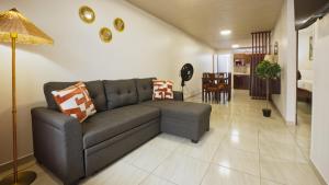 Χώρος καθιστικού στο Casa Sambola