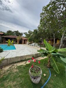 Bazén v ubytování Pousada Recanto Guará nebo v jeho okolí