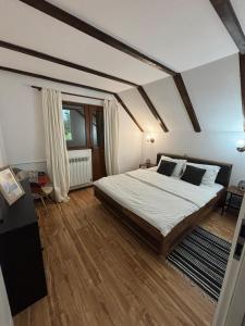 Postel nebo postele na pokoji v ubytování Cabana C