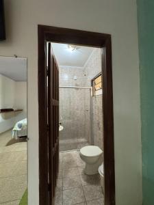 Koupelna v ubytování Pousada Recanto Guará