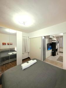 Postel nebo postele na pokoji v ubytování Casa maya - centro - Palacrociere - free parking