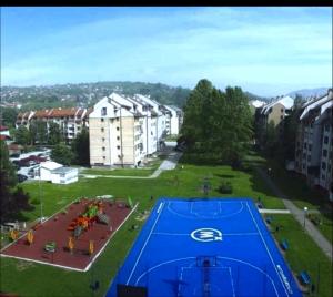 an image of a basketball court in a park at Apartment Sekulic in Doboj