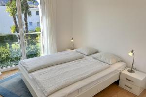 Postel nebo postele na pokoji v ubytování Bicledro by Fewotessin