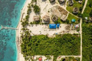 an aerial view of an island in the ocean at Enjoy Savings Oceanfront Private Estate By Alom in San Pedro