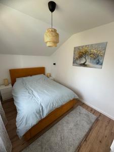 Ένα ή περισσότερα κρεβάτια σε δωμάτιο στο Villa Bagrem - Villa with private pool in nature +33 φωτογραφίες