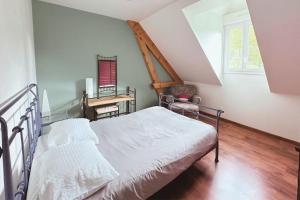 Postel nebo postele na pokoji v ubytování Belle maison tout confort, vue exceptionnelle !