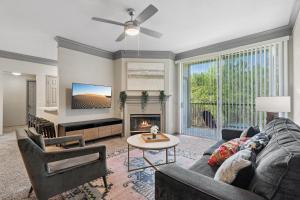 Posezení v ubytování Furnished apartments next to the Domain