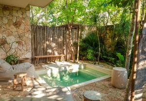 Bazén v ubytování Teva Tulum, Aldea Zamá nebo v jeho okolí