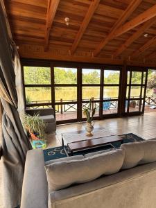 Χώρος καθιστικού στο Luz de campo