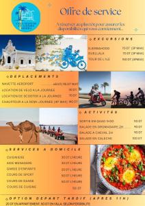een flyer voor een motorevenement bij Maison Jehanne 400m de la plage in Mezraya