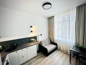 Kuchyň nebo kuchyňský kout v ubytování M&M Apartment III SELF CHECK-IN