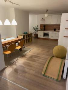 Η κουζίνα ή μικρή κουζίνα στο Villa Zaubertal Linz