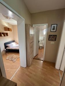 Ένα ή περισσότερα κρεβάτια σε δωμάτιο στο River apartman Paraćin +14 φωτογραφίες