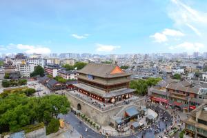 Γενική άποψη της πόλης Σιάν ή θέα της πόλης από  αυτό το ξενοδοχείο