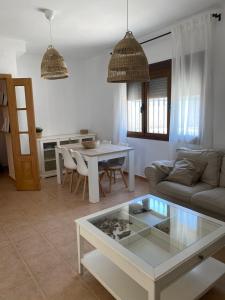 Posezení v ubytování Casa rural El Yelmo